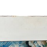 Drawing glued to cardboard