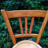 Series of four Luterma bistro chairs