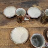 Espresso cups and saucers
