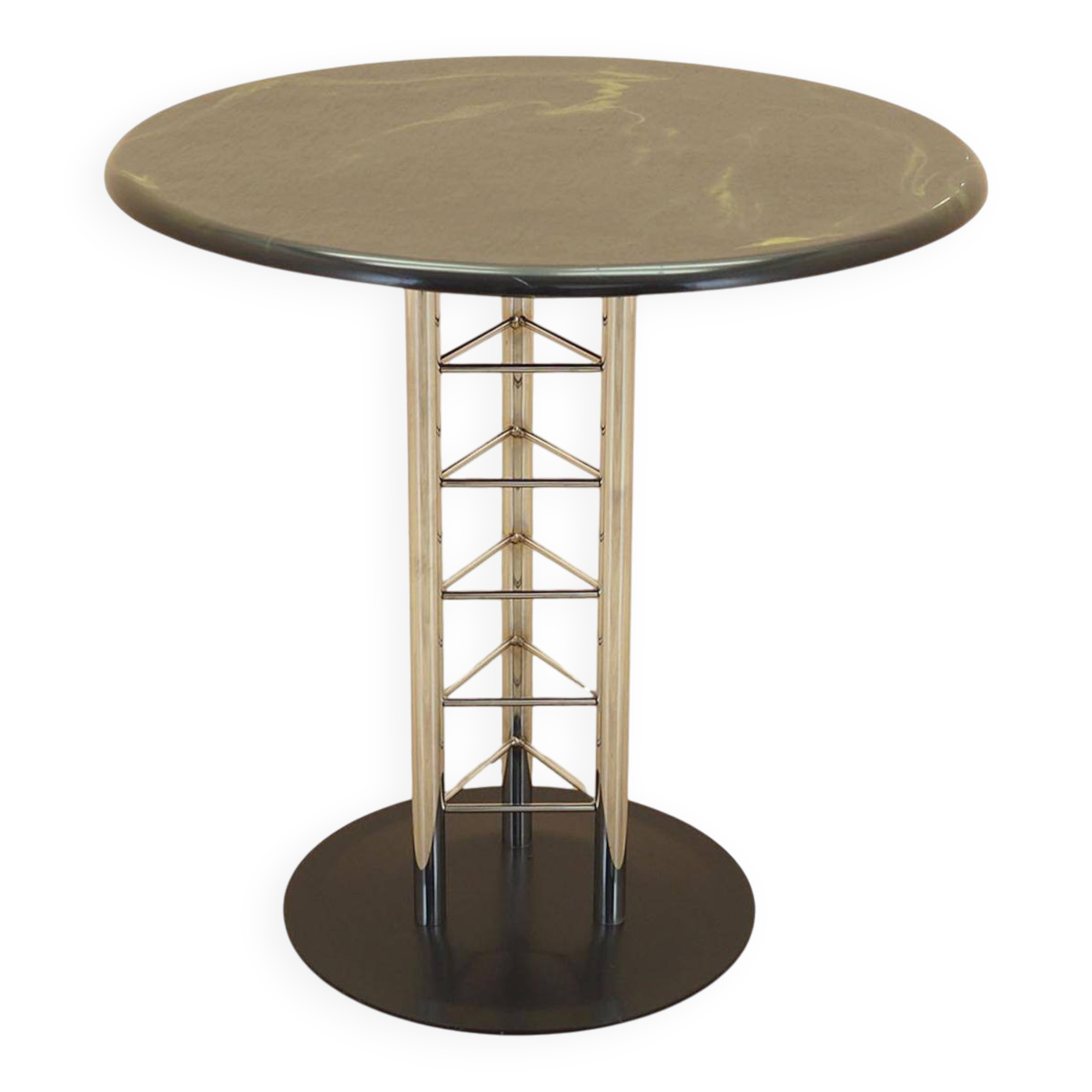 Table d'appoint en treillis italien, années 1970