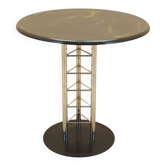 Italian lattice base side table, 1970s
