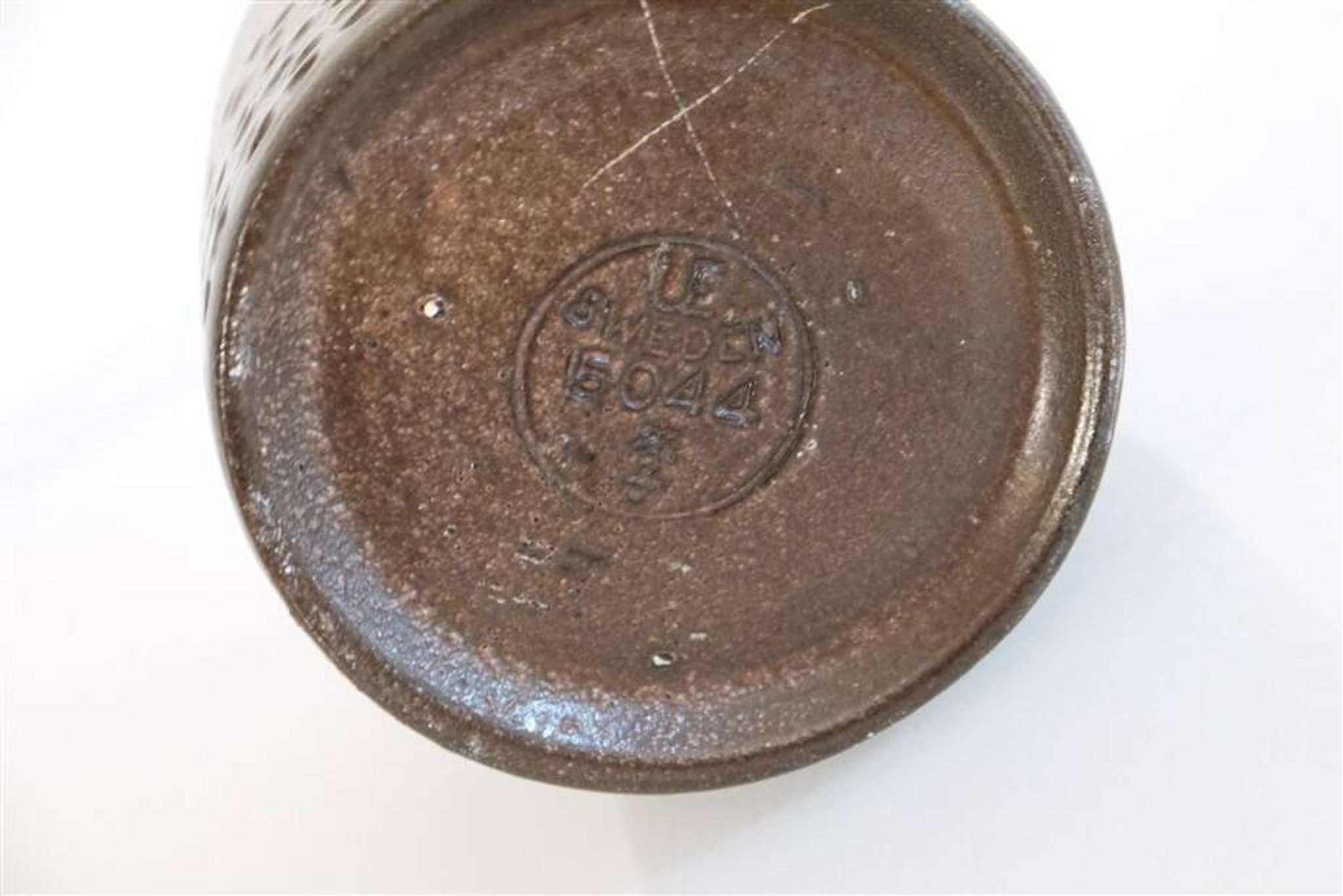 Swedish ceramic vase from Uppsala Ekeby 1970
