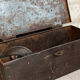 Riveted metal toolbox