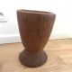 Imposing solid wood pestle and mortar