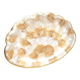 Shell tray in mother-of-pearl and brass