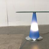 Birillo postmodern side table and floor lamp by Parisotto for Fontana Arte, 1980s