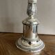 Christofle. Pair of candlesticks, Candelabras, Candlesticks in silver metal. Malmaison model. (New)