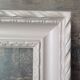 Patinated wood frame