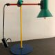 Articulated lamp by Veneta Lumi, primary colors Memphis style, 1980