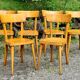 6 bistro chairs 70s