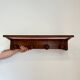 Wooden wall-mounted coat rack and hat rack, 1960/70