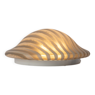 glass ceiling lights by Peill & Putzler, Germany, 1970s.