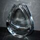Neptune design vase in baccarat crystal signed designer thomas bastide 1988