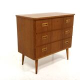 Commode scandinave en teck, Suède 1960