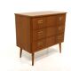 Scandinavian teak chest of drawers, Sweden, 1960