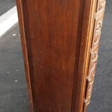 Small oak cabinet with 5 drawers