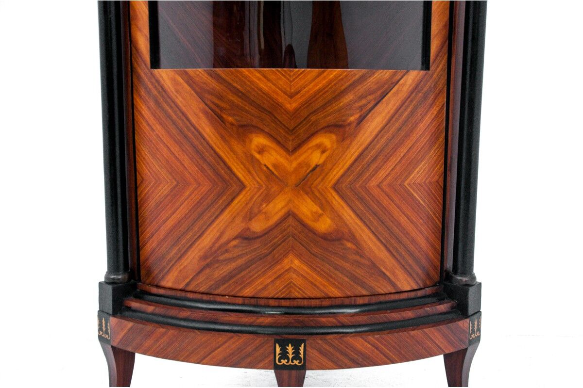 Vitrine d’angle Biedermeier Europe occidentale années 1930