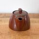 Ceramic Teapot, Flower Teapot, Brown Tea Pot, Alinea Fabrication Artisanale