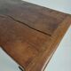 Solid English oak dining table – 20th century with beautiful grain & patina