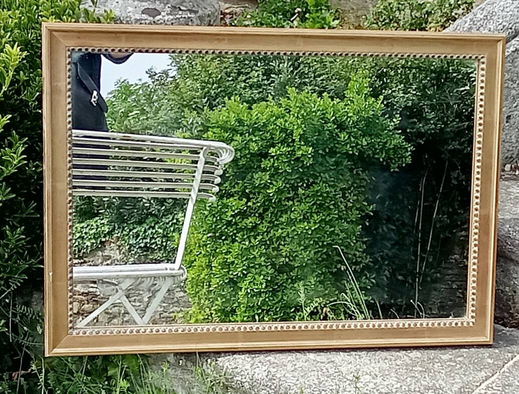 Antique gilded mirror