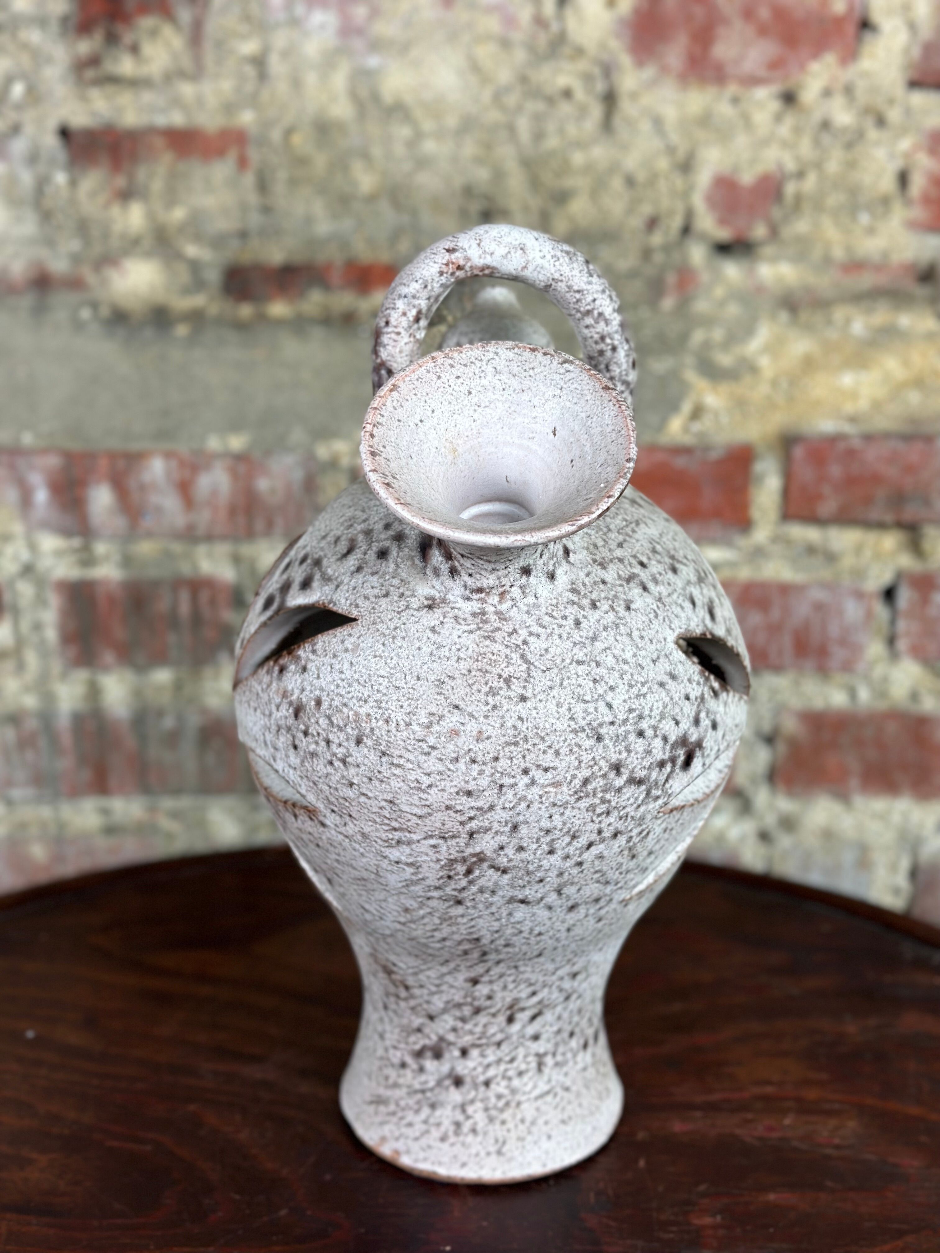 Vintage stoneware lamp 70