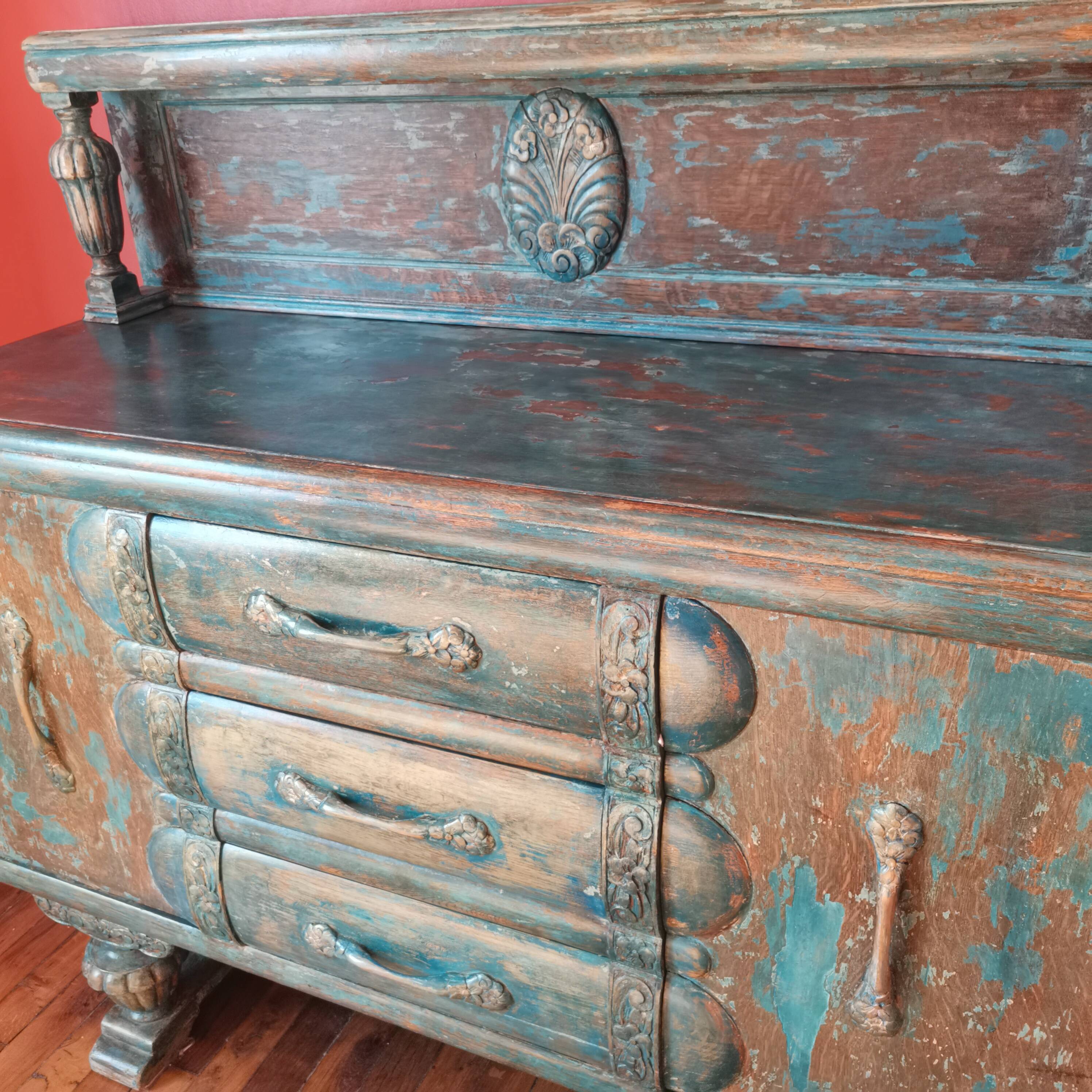 Buffet / commode indien colonial UNIQUE