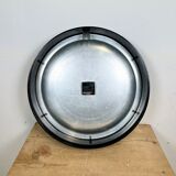 Industrial bakelite factory wall clock from Pragotron, 1960s