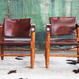 Mid-century chair pair
