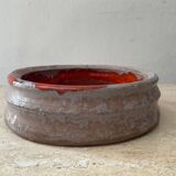 Vintage enamelled terracotta pocket tray