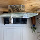 Green marble coffee table