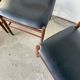 Set of 4 Italian chairs by Gianfranco Frattini.