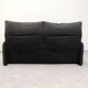 Cassina Maralunga 2.5-seater bicolour black/grey sofa