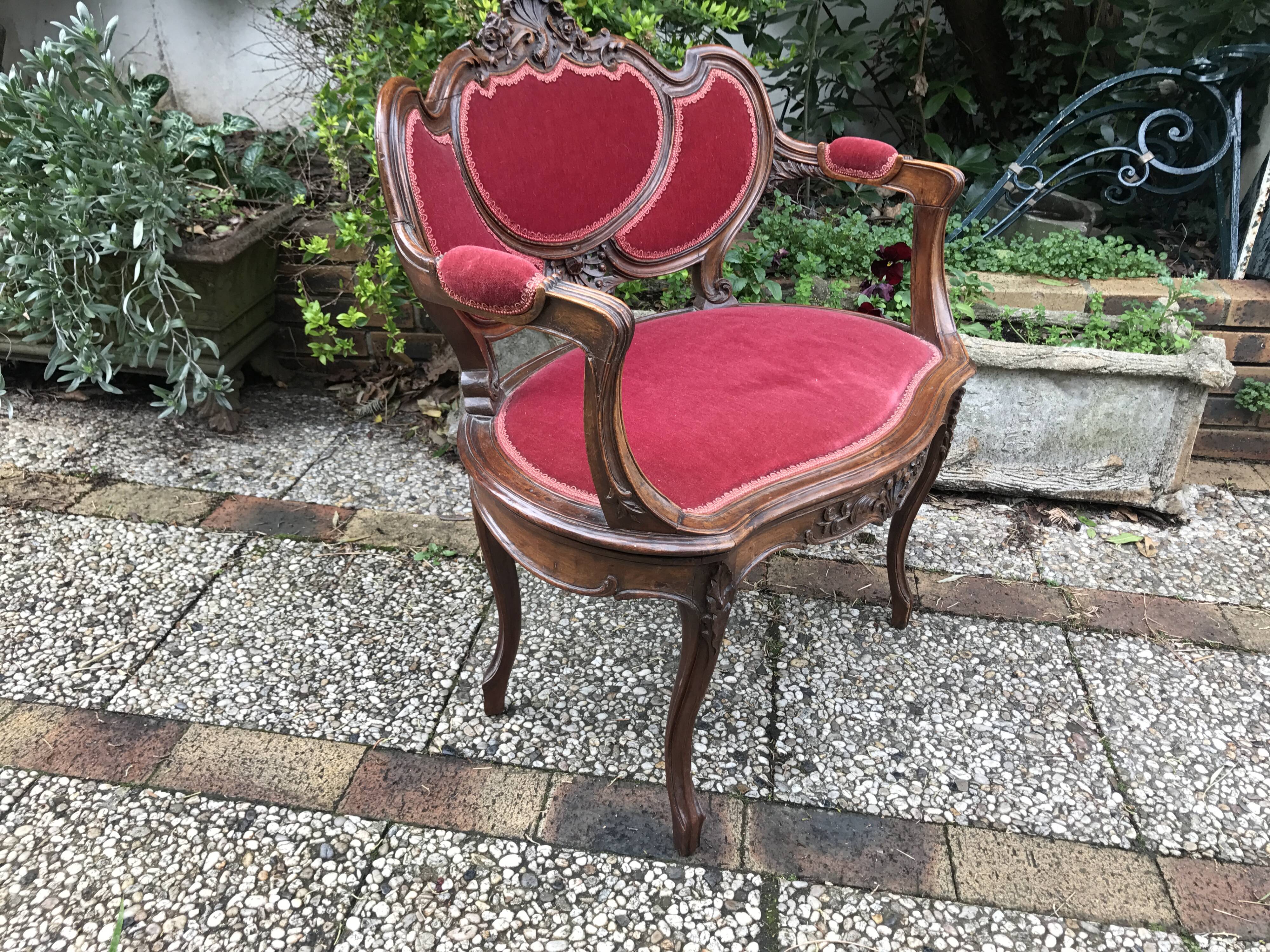 Louis XV style armchair