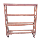 Bakery shelf on wheels