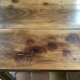 Old solid oak farmhouse table