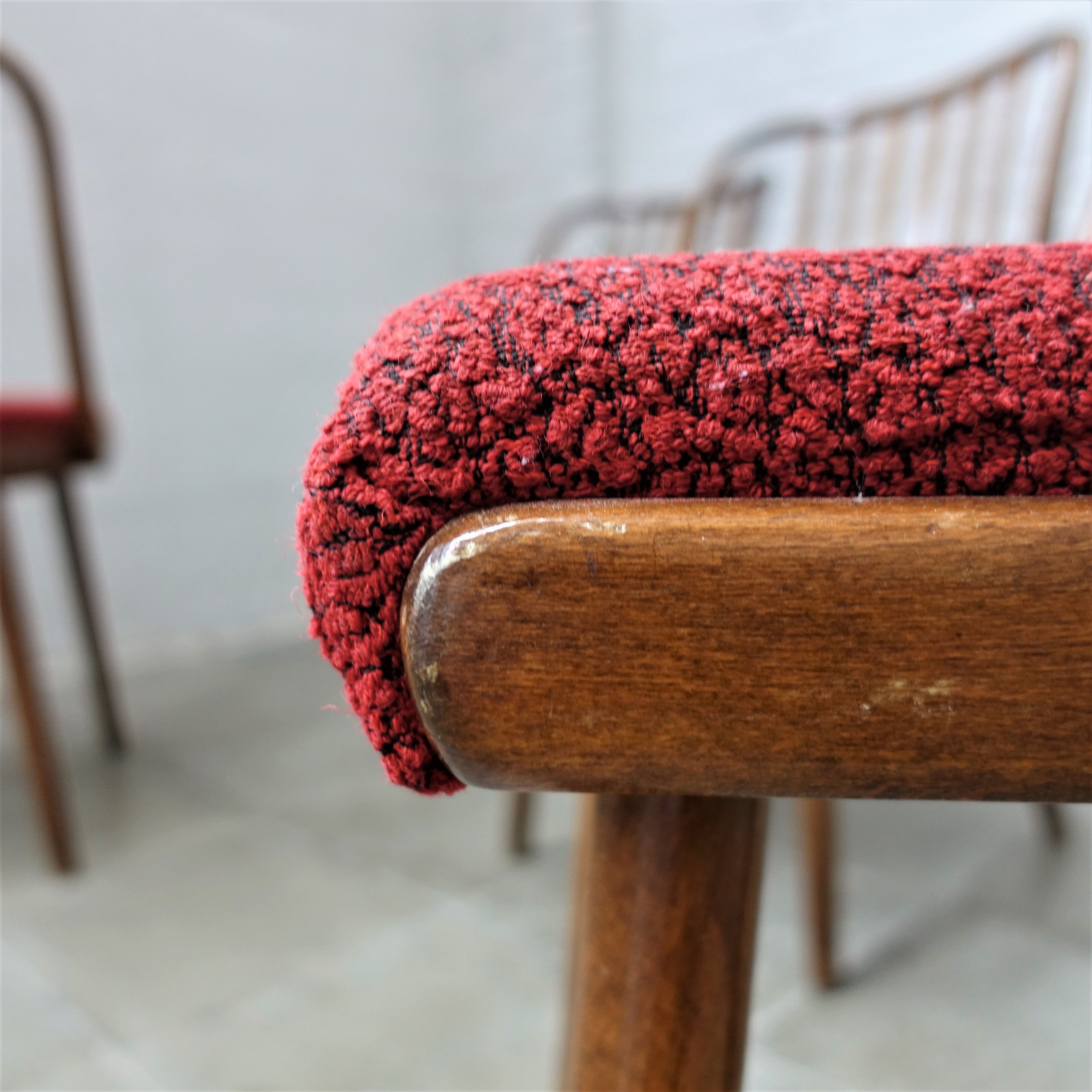 Set of 4 Antonin Suman chairs