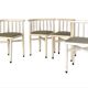 Set of 4 stackable Thonet chairs vintage 60s/70s