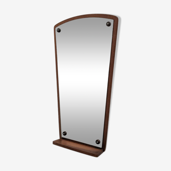 Scandinavian teak mirror