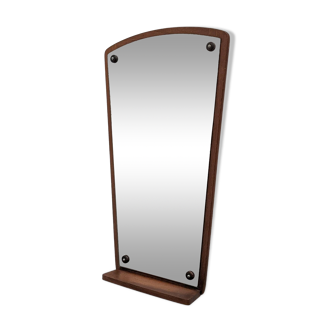 Scandinavian teak mirror