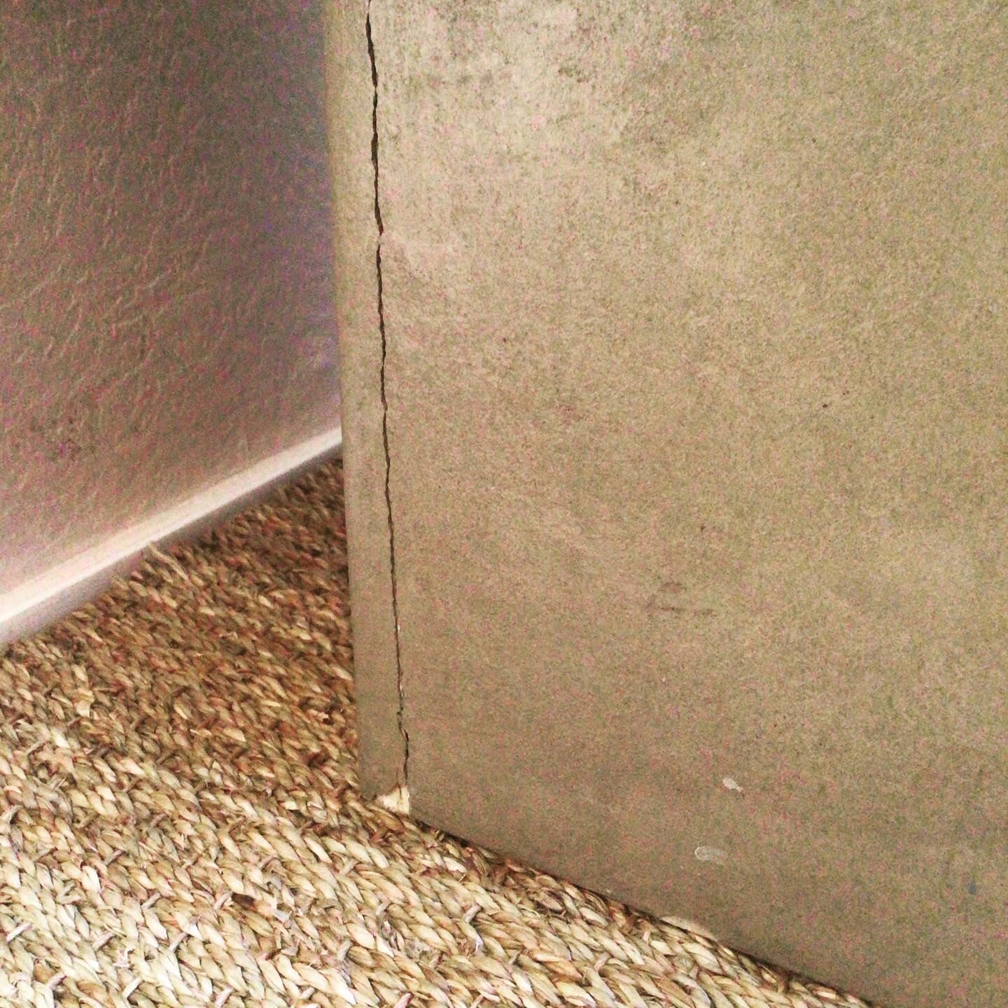 Waxed concrete coffee table