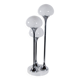 Lampe italienne 3 globes années 70'