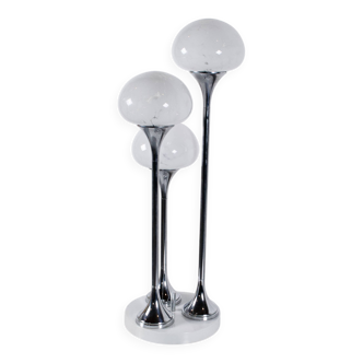 Lampe italienne 3 globes années 70'