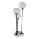 Lampe italienne 3 globes années 70'