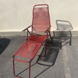 Scoubidou chaise longue 50s