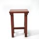 Vintage stool, brutalist pine stool, accent stool
