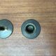 Mid-century metal candle holders, 1960s, set of 2