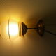 Suspension brass and opaline Netherlands 1960s-1970s