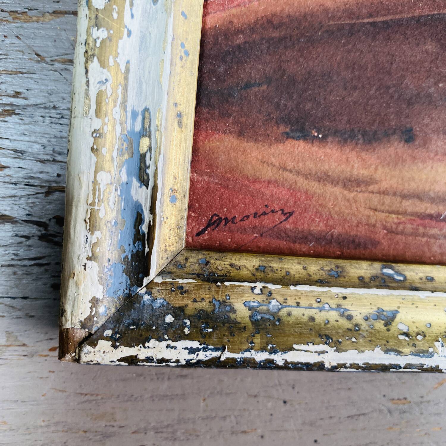 30's painting "The bottle"