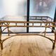 Ensemble table et chaises en rotin