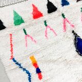Tapis berbère marocain Azilal à motifs colorés 2,50x1,39m